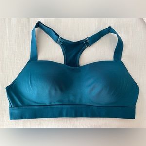 Pink Active Ultimate push-up Large Blue Sports Bra